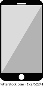Phone vector art simplistic screen