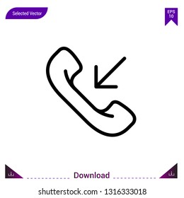 Phone vector . Best modern, simple, isolated, dialogue-set , logo, flat icon for website design or mobile applications, UI / UX design vector format
