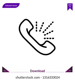 Phone vector . Best modern, simple, isolated, dialogue-set , logo, flat icon for website design or mobile applications, UI / UX design vector format