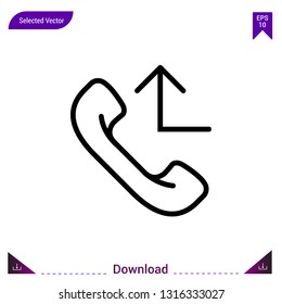 Phone vector . Best modern, simple, isolated, dialogue-set , logo, flat icon for website design or mobile applications, UI / UX design vector format