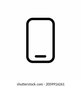 phone vector with blank white screen isolated on white background. eps 10