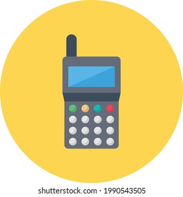 phone vector flat colour icon