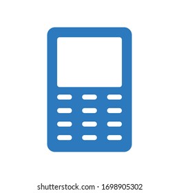 phone vector glyph color icon 