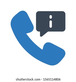 phone vector glyph colour icon 