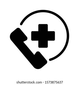 phone vector glyph flat icon 