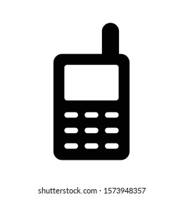 phone vector glyph flat icon 