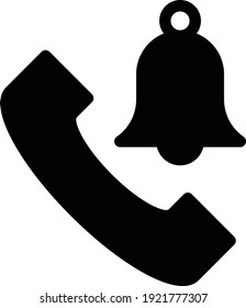 icono plano de glifo vector de teléfono
