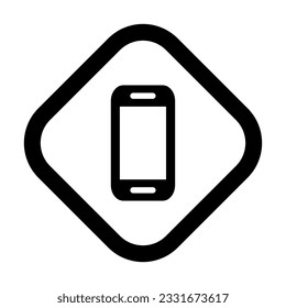 Telefon-Vektorsymbol für die persönliche und kommerzielle Nutzung.
