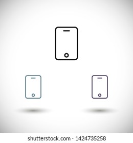 phone vector icon 10 eps , Lorem ipsum Flat design