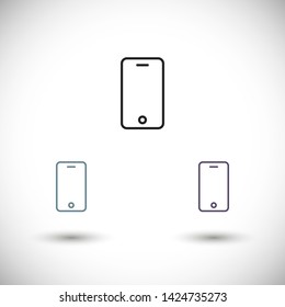 phone vector icon 10 eps , Lorem ipsum Flat design