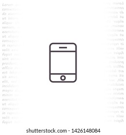 phone vector icon 10 eps , Lorem ipsum Flat design