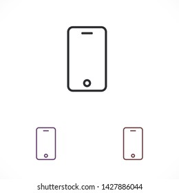 phone vector icon 10 eps , Lorem ipsum Flat design