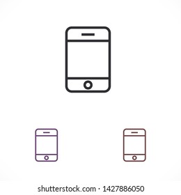 phone vector icon 10 eps , Lorem ipsum Flat design