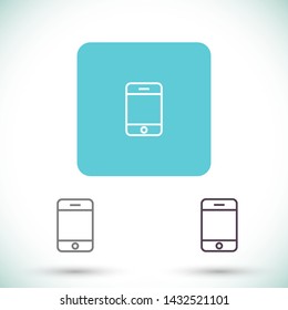 phone vector icon 10 eps , Lorem ipsum Flat design