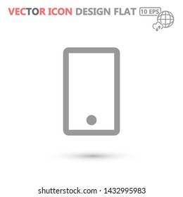 phone vector icon 10 eps , Lorem ipsum Flat design