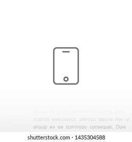 phone vector icon 10 eps , Lorem ipsum Flat design