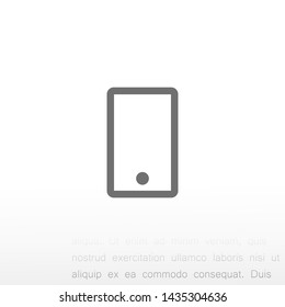 phone vector icon 10 eps , Lorem ipsum Flat design