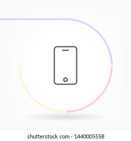 phone vector icon 10 eps , Lorem ipsum Flat design