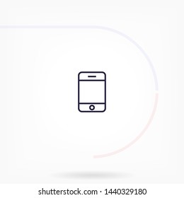 phone vector icon 10 eps , Lorem ipsum Flat design