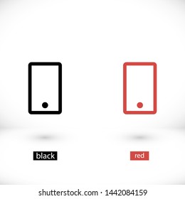 phone vector icon 10 eps , Lorem ipsum Flat design