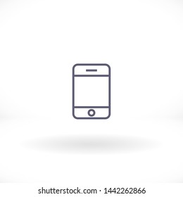 phone vector icon 10 eps , Lorem ipsum Flat design