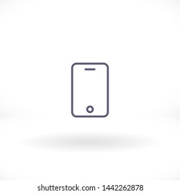 phone vector icon 10 eps , Lorem ipsum Flat design