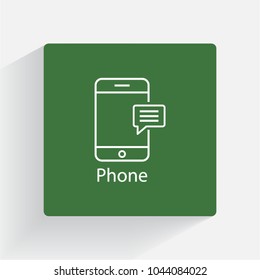 Phone Vector icon