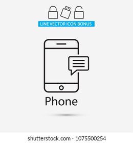 Phone Vector icon