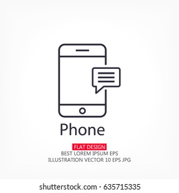 Phone Vector icon