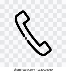 phone vector icon. Best modern, simple, isolated, flat icon for website design or mobile applications, UI / UX design vector format - Vector