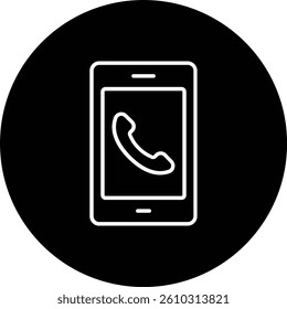 Phone vector icon. Can be used for printing, mobile and web applications.