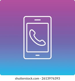 Phone vector icon. Can be used for printing, mobile and web applications.