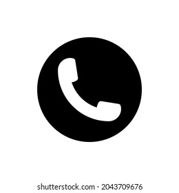 Phone Vector Icon In Cirlce