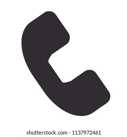 Phone vector icon. Communication symbol. Phone sign. 