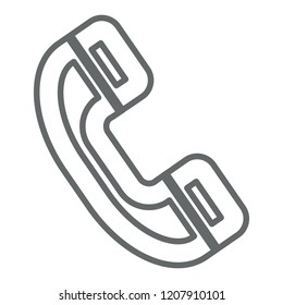 Phone vector icon. Communication symbol. Phone sign. 