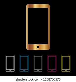 phone vector icon, eps 10