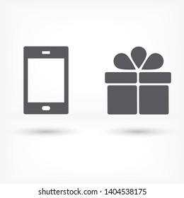 Phone Vector icon . Illustration design