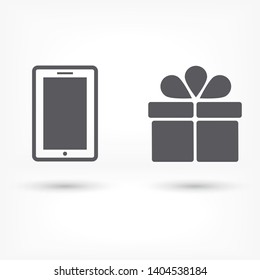 Phone Vector icon . Illustration design