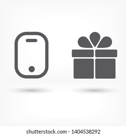 Phone Vector icon .  Illustration design
