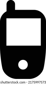 ilustración de icono de vector de teléfono en fondo blanco.eps
