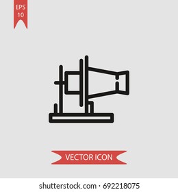 Phone vector icon, illustration symbol