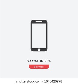 Phone vector icon. Iphone symbol. Smartphone icon. Iphone icon. Linear style sign for mobile concept and web design. door symbol logo illustration. vector graphics - Vector.