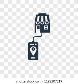 Phone vector icon isolated on transparent background, Phone transparency logo concept