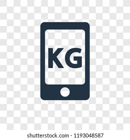 Phone vector icon isolated on transparent background, Phone transparency logo concept