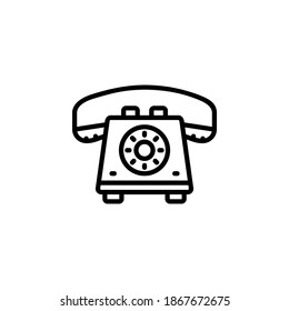 phone vector icon line style. Perfect for website, application, commerce, presentation, logo and more. simple, thin and modern outline icon
