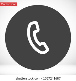 phone vector icon , Lorem ipsum flat design