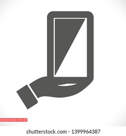 Phone  vector icon , lorem ipsum Flat design
