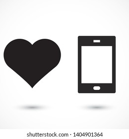 Phone Vector icon . Lorem Ipsum Illustration design