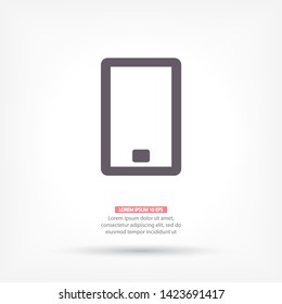 Phone Vector icon . Lorem Ipsum Illustration design