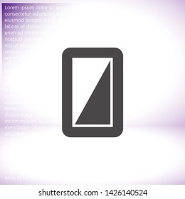 Phone Vector icon . Lorem Ipsum Illustration design
